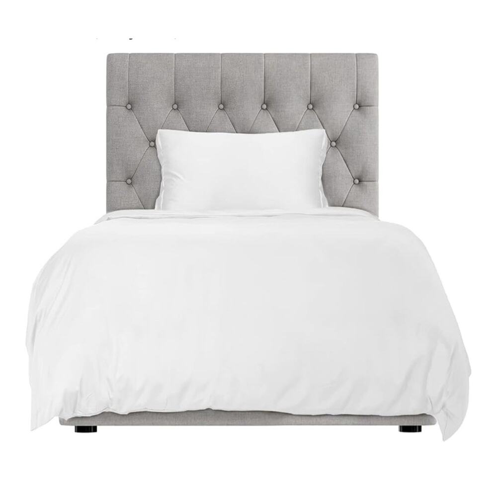 Luxurious Oeko-Tex Bamboo White Duvet Cover Bed Twin-XL New! ⚡️ Free Shipping